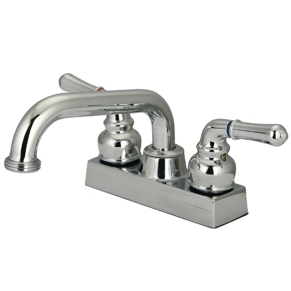 4 in Centerset2-HandleLaundry Faucet, Chrome